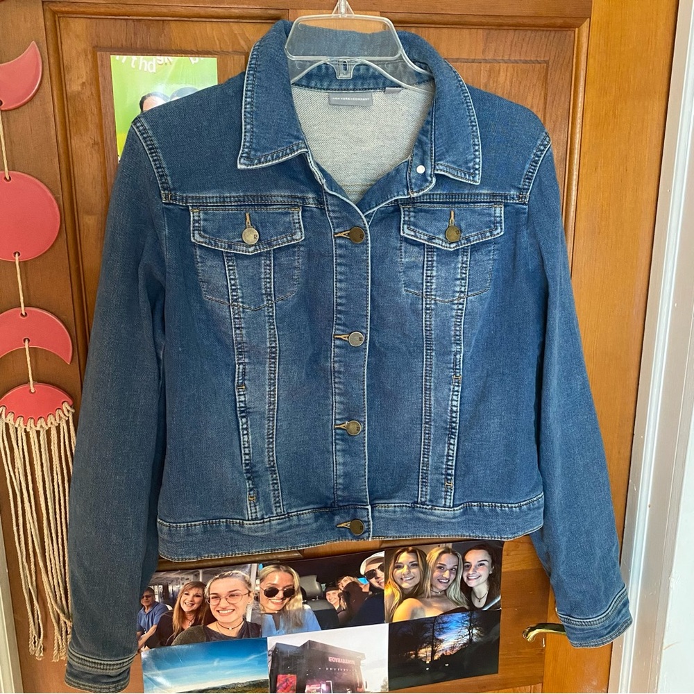 New York & Company Classic Blue Jean Jacket